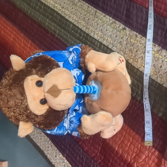 CUDDLE BARN* 'MONTY' animated singing drinking monkey, sings 'Pina Colada' song - Picture 10 of 12